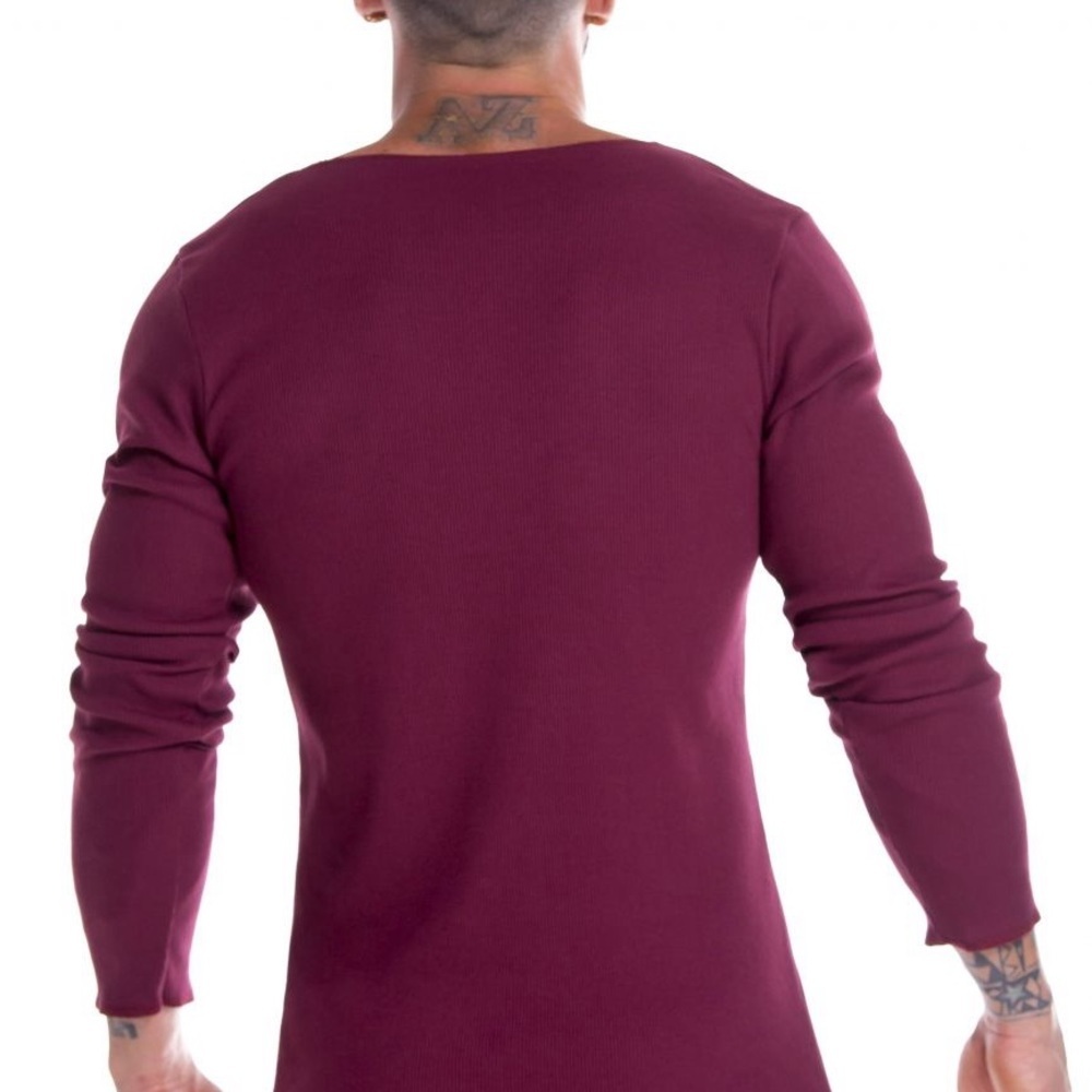 JOR Arizona Long Sleeve T-Shirt Color Wine - Picture 2 of 3